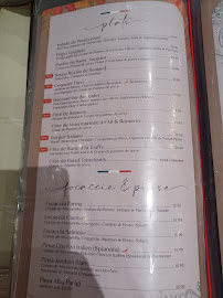 Menu / carte de Carpediem restaurant Italien à Vauréal