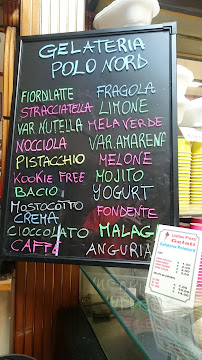 Menu du Gelateria Artigianale Polo Nord à Casalbordino