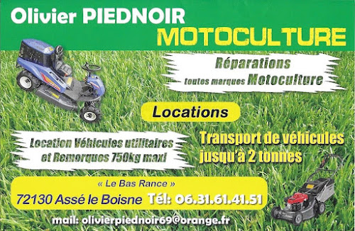 Magasin de matériel de motoculture Olivier Piednoir Motoculture Assé-le-Boisne