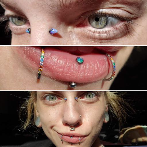 Explore stitching tattoo ideas, creative tattoo ideas in Palm Harbor, available at Angry Owl Tattoo and Piercing