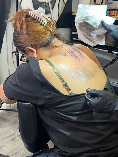 Explore egyptian tattoo sleeve ideas, creative tattoo ideas in Downey, available at Superior Ink Tattoo and Piercings