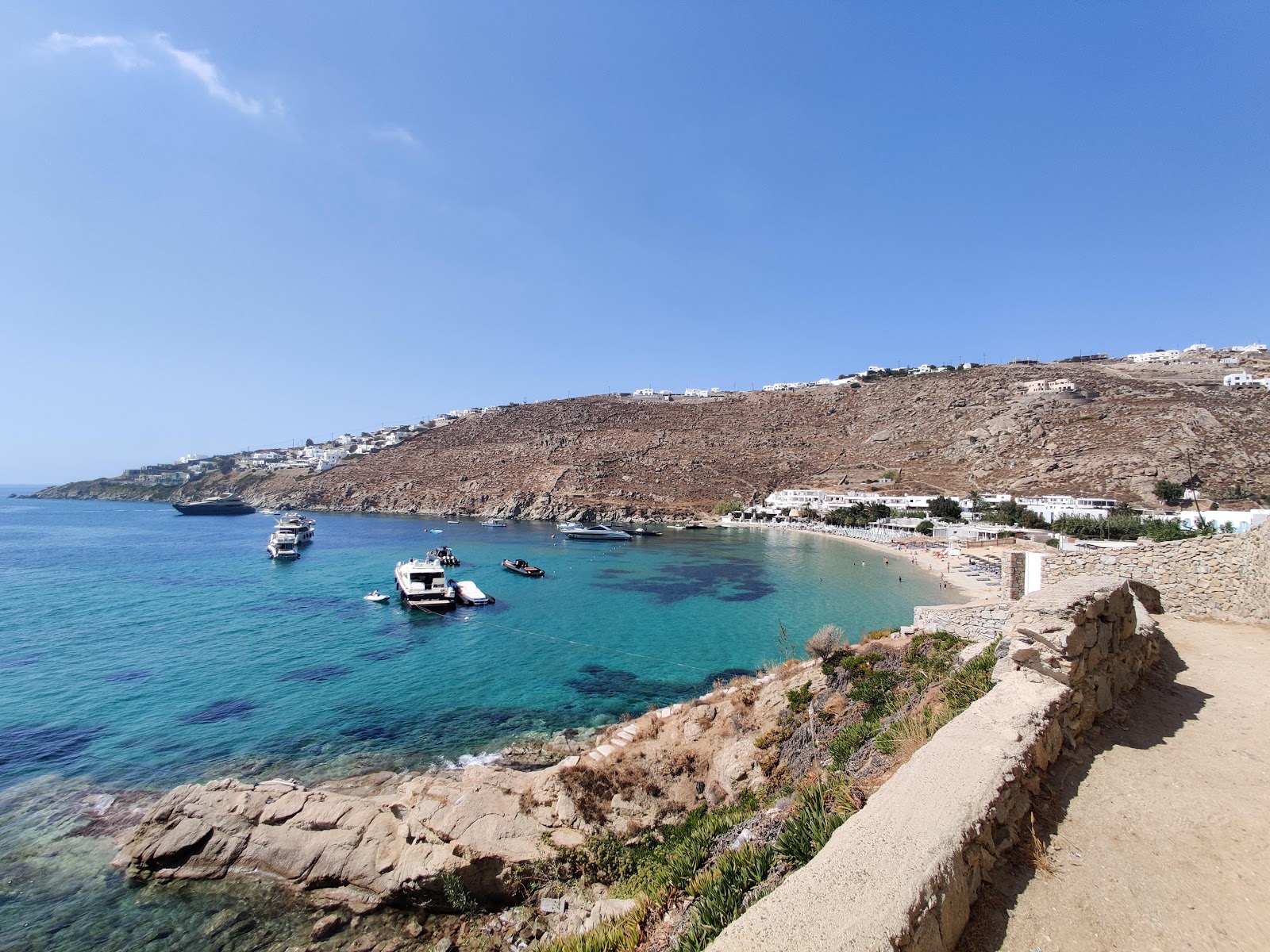 Foto van Psarou Strand - aanbevolen voor gezinsreizigers met kinderen
