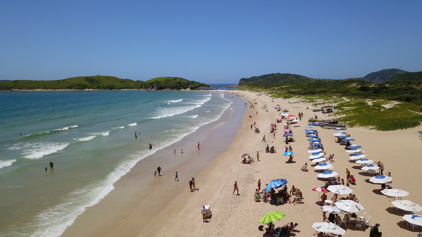 Foto von Praia Pero mit feiner beiger sand Oberfläche