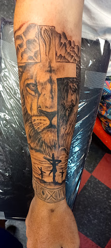 Explore mechanic tattoo sleeve ideas, creative tattoo ideas in Jacksonville, available at Jax Ink Tattoo & body piercing