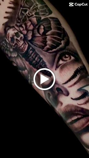 Explore chest and stomach tattoo ideas, creative tattoo ideas in Barre, available at Rock City Tattoo