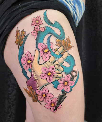 Explore ohio state tattoo ideas, creative tattoo ideas in Mebane, available at The Cardinal Skin Art & Gallery