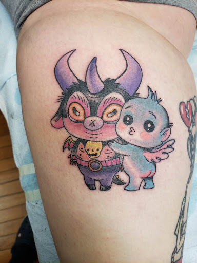 Explore finger lettering tattoo ideas, creative tattoo ideas in Saint Louis, available at Ragtime Tattoo Shop