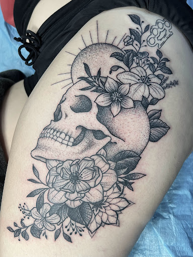 Explore tattoo ideas spine, creative tattoo ideas in Elkin, available at Black Bear Tattoo