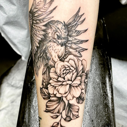 Explore angel number 444 tattoo ideas, creative tattoo ideas in San Diego, available at SD Tattoo