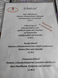 Menu / carte de Gaststätte Leeser Krug à Lemgo
