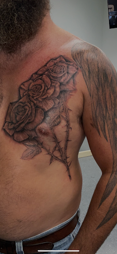 Explore footprints poem tattoo ideas, creative tattoo ideas in La Vista, available at InkedUp Needles