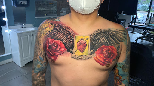 Explore bull skull tattoo ideas, creative tattoo ideas in Chicago, available at Master Craft Tattoo Co.