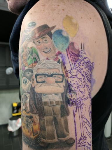 Explore tattoo ideas under arm, creative tattoo ideas in Edison, available at Rorschach Gallery