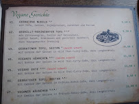 Menu du Mr Tu à Cottbus
