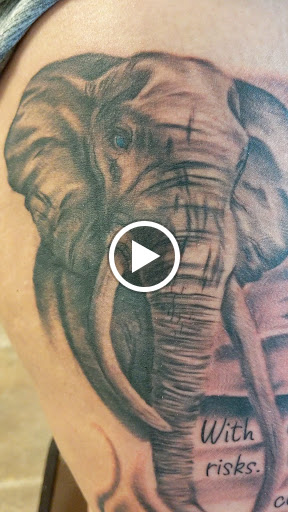 Explore tree sleeve tattoo ideas, creative tattoo ideas in Elko, available at Iron Anchor Tattoo