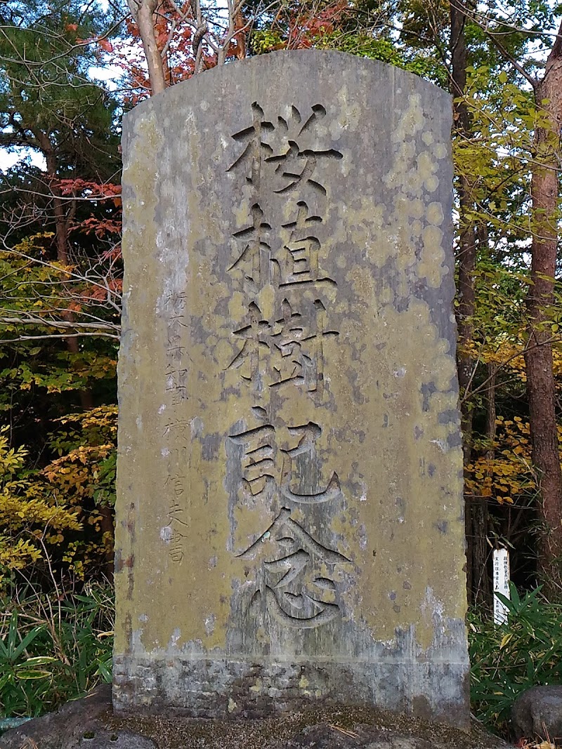 桜植樹記念碑