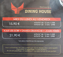 Menu / carte de Dining House à Metz