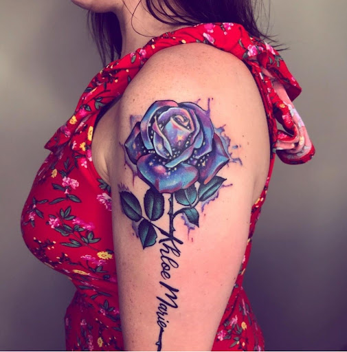 Explore tattoo ideas for covering up name, creative tattoo ideas in Ambler, available at Tattoo GalaxyAmbler Piercing & Custom Tattoos