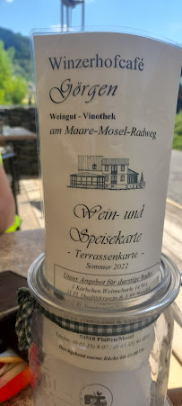 Restaurant Winzerhofcafe Görgen à Platten (la carte)