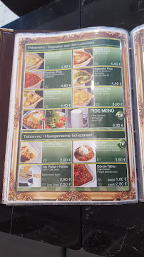 Menu / carte de Yesil Firin Kebab Haus à Berlin