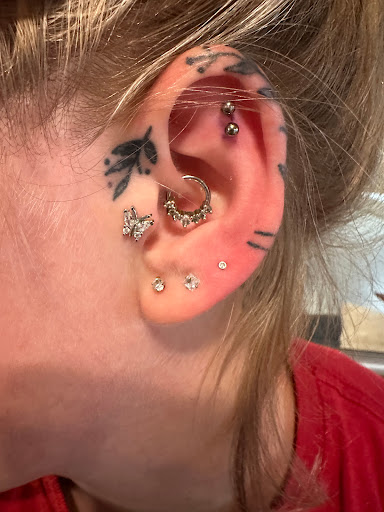 Explore tattoo arm filler ideas, creative tattoo ideas in Broxton, available at Seratonin Tattoo Parlor