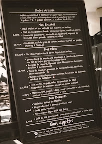 Le Café des Bains à Rennes carte