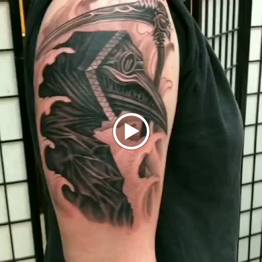 Explore trucking tattoo ideas, creative tattoo ideas in Ambler, available at Tattoo GalaxyAmbler Piercing & Custom Tattoos