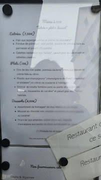Le P'tit Restau à Loches menu