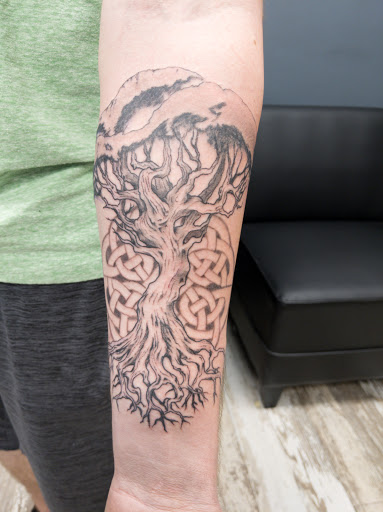 Explore kidney disease tattoo ideas, creative tattoo ideas in Tewksbury, available at Lucid Arts Tattoo Studio