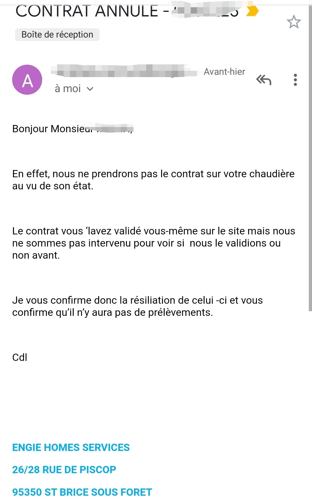 Photo n° 2 de l'avis de Mathieu. fait le 27/11/2019 à 10:11