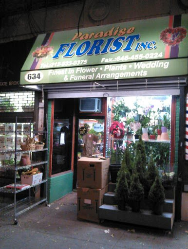 Florist «Paradise Florist Corp.», reviews and photos, 634 W 207th St, New York, NY 10034, USA