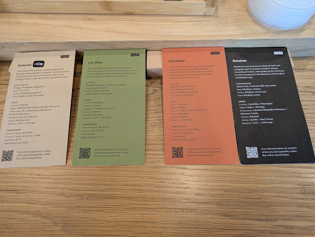 Origin Coffee at The British Library - Coffee shop