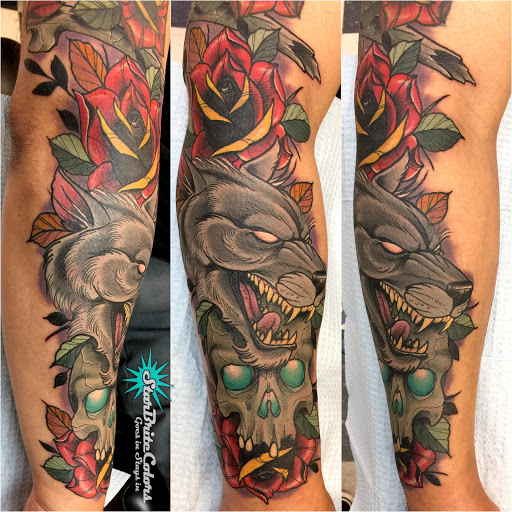 Explore mountain tattoo ideas for men, creative tattoo ideas in Hemet, available at Lotus Tattoo Inc