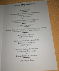 Menu / carte de Restaurant L'Embellie (En Bourgogne) à Sainte-Cécile