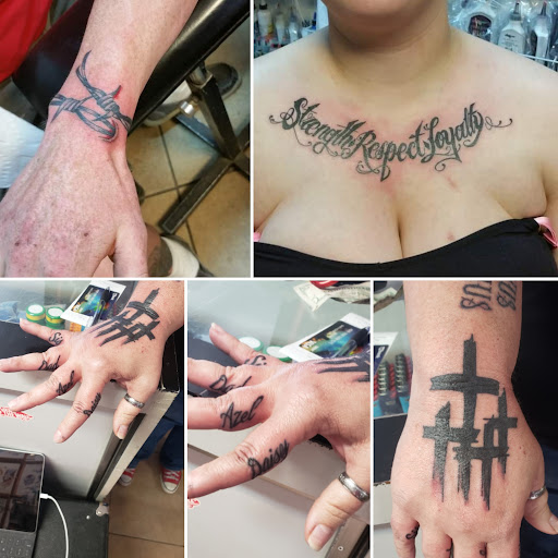 Explore cover up small tattoo ideas, creative tattoo ideas in Elko, available at Custom Tattoos and Body Piercing Studio