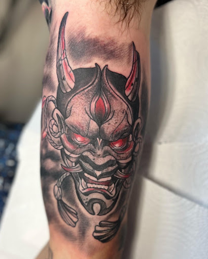 Explore male arm tattoo ideas, creative tattoo ideas in Conowingo, available at In Bloom Tattoo