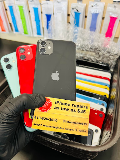 Cell Phone Store «1 Stop Mobile», reviews and photos, 4612 E Hillsborough Ave, Tampa, FL 33610, USA