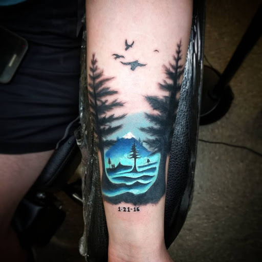 Find robotic tattoo ideas for your next unique tattoo in North Las Vegas at Black Diamond Custom Tattoos