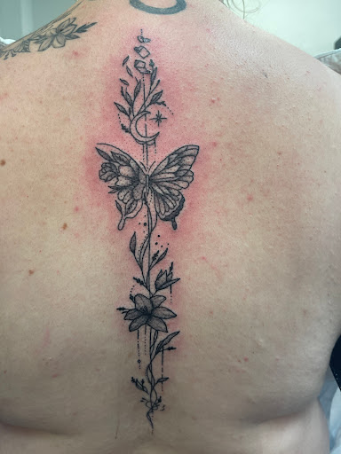 Explore guy thigh tattoo ideas, creative tattoo ideas in Great Falls, available at Touch of Ink Tattoos