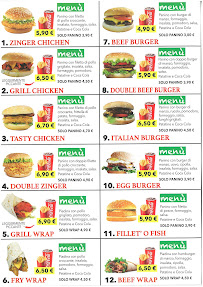 Restauration rapide Grill & fry Fast food à Bologna (la carte)
