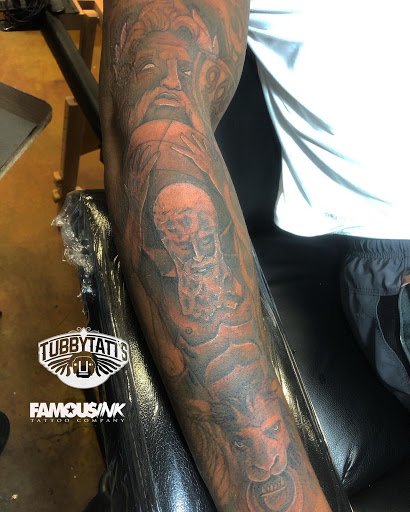 Explore tattoo ideas for dogs, creative tattoo ideas in Hammond, available at Famous Ink, Inc.