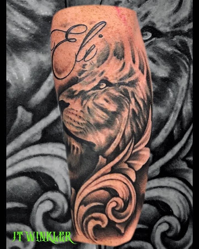 Explore boyfriend name tattoo ideas on chest, creative tattoo ideas in Berea, available at Self-Made Tattoo Studio