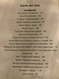Menu du LA MAIOLICA RISTORANTE à Urbania