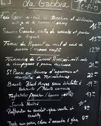 La Gabbia (Restaurant) à Mouans-Sartoux menu