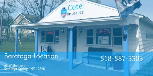 Cote Insurance Agency, 68 Weibel Ave, Saratoga Springs, NY 12866, Insurance Agency