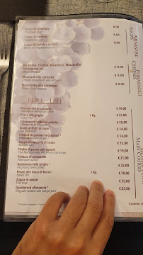 Pizzeria Ristorante Buca di Bacco à Capri - menu / carte