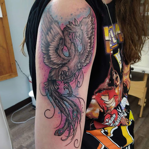 Explore joker and harley quinn tattoo ideas, creative tattoo ideas in Lawrenceville, available at Steele Ink Studios Body Art