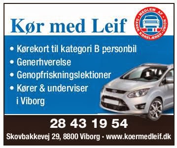 Anmeldelser af Kør med Leif - Østbyens Køreskole Viborg i Holstebro - Køreskole