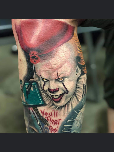 Explore tattoo cover up ideas shoulder, creative tattoo ideas in Forney, available at Supernatural Tattoo Studio