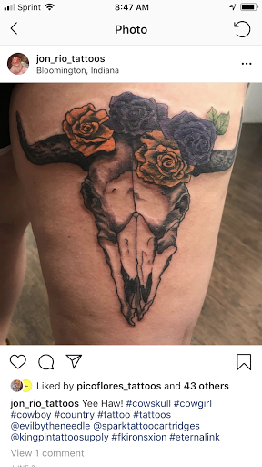 Explore cool ideas for sleeve tattoos, creative tattoo ideas in Bloomington, available at Evil by the Needle Custom Tattoo and Piercing Studio